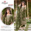 Ramsha R 1167 NX Organza Embroidery Pakistani Suits Wholesale Shop In Surat
